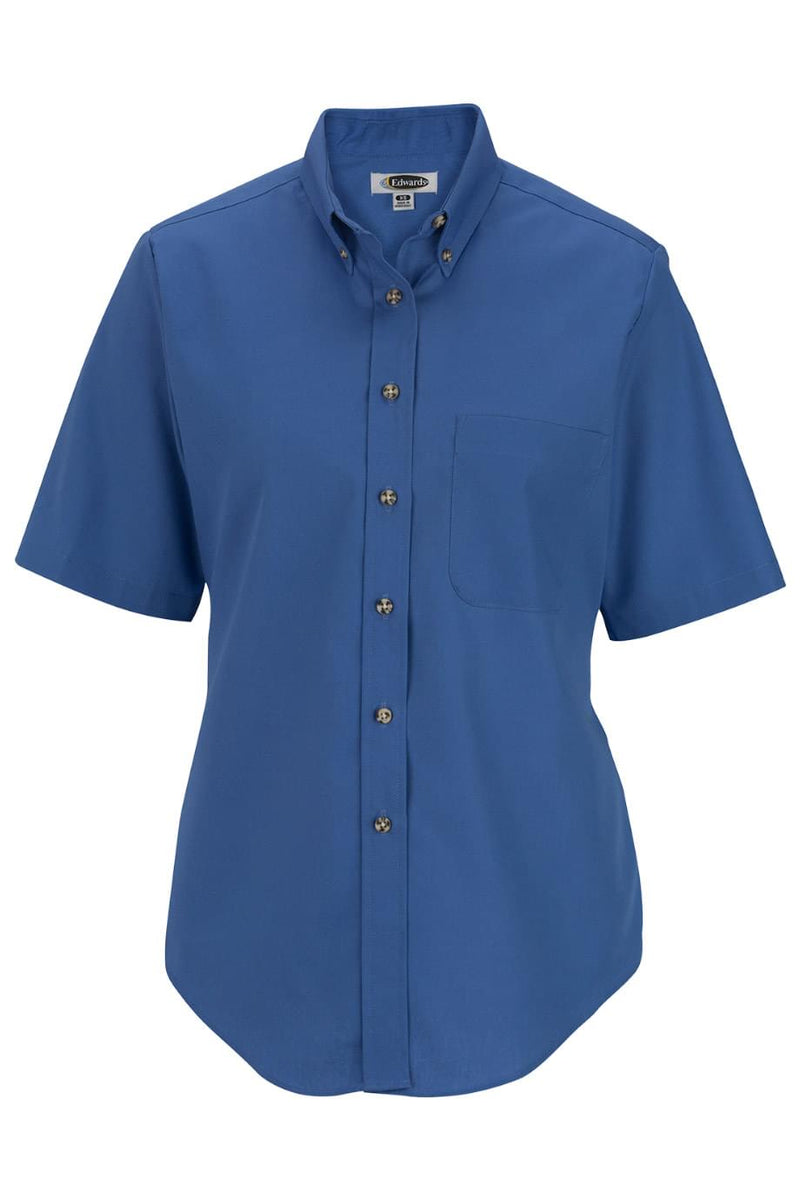 EDWARDS EASY CARE POPLIN SHORT SLEEVE LADIES SHIRT