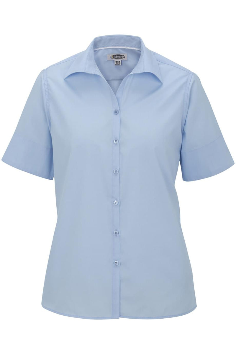 EDWARDS LIGHTWEIGHT POPLIN SHORT SLEEVE LADIES SHIRT
