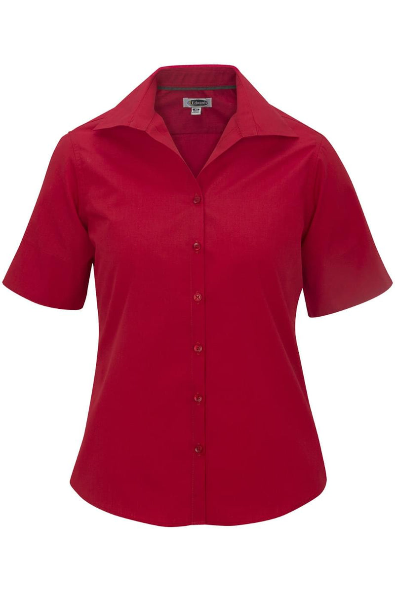 EDWARDS LIGHTWEIGHT POPLIN SHORT SLEEVE LADIES SHIRT
