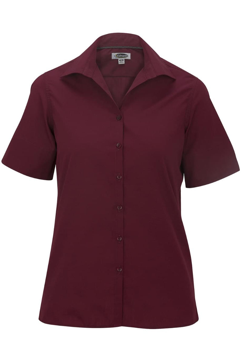 EDWARDS LIGHTWEIGHT POPLIN SHORT SLEEVE LADIES SHIRT