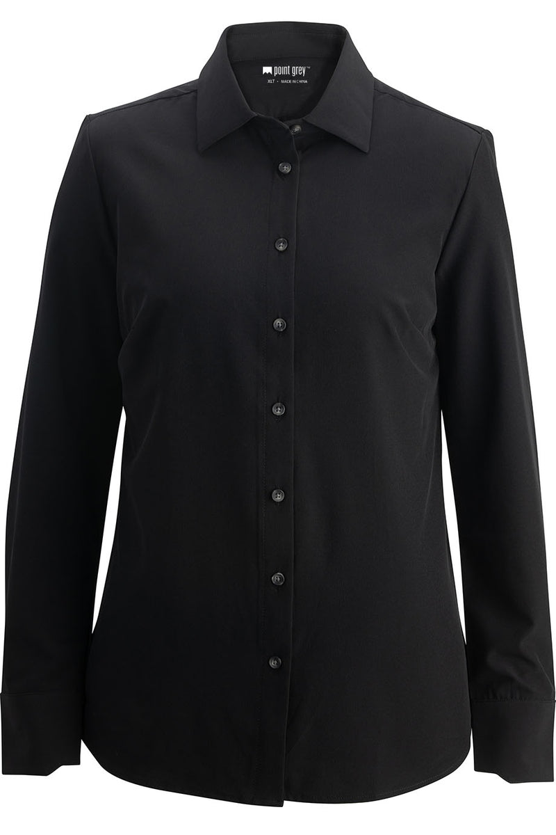 EDWARDS POINT GREY LADIES BLOUSE
