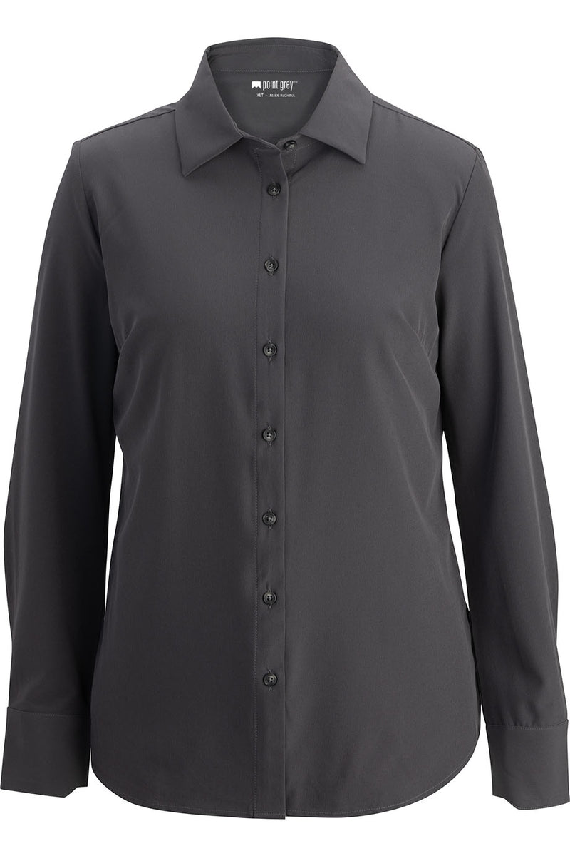 EDWARDS POINT GREY LADIES BLOUSE