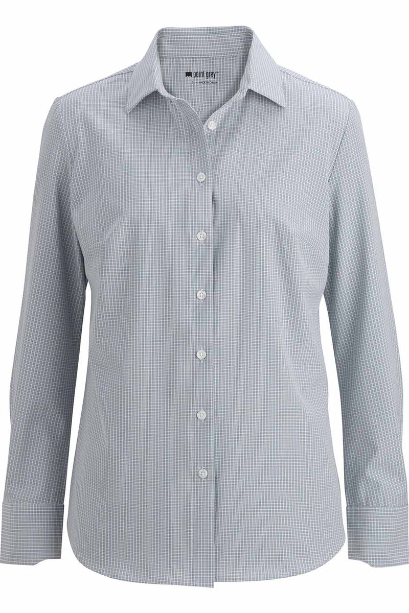 EDWARDS POINT GREY LADIES BLOUSE