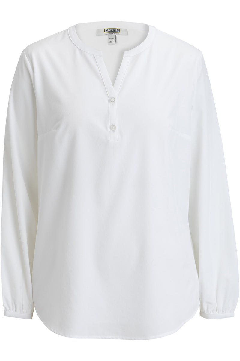 EDWARDS OPEN V NECK LADIES BLOUSE