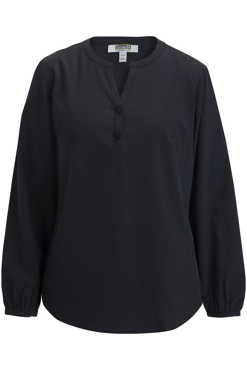 EDWARDS OPEN V NECK LADIES BLOUSE