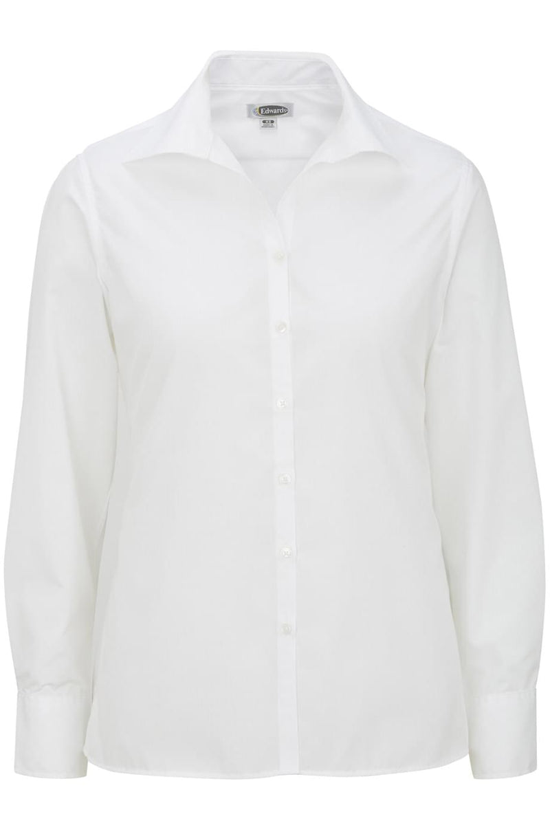 EDWARDS LIGHTWEIGHT POPLIN LONG SLEEVE LADIES SHIRT
