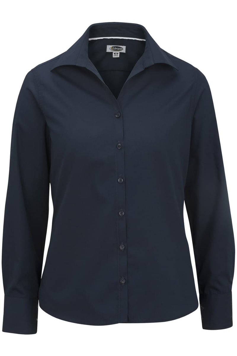 EDWARDS LIGHTWEIGHT POPLIN LONG SLEEVE LADIES SHIRT
