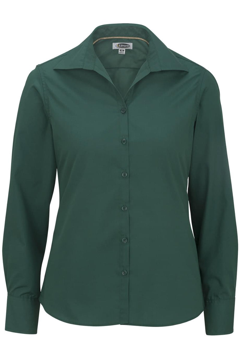 EDWARDS LIGHTWEIGHT POPLIN LONG SLEEVE LADIES SHIRT