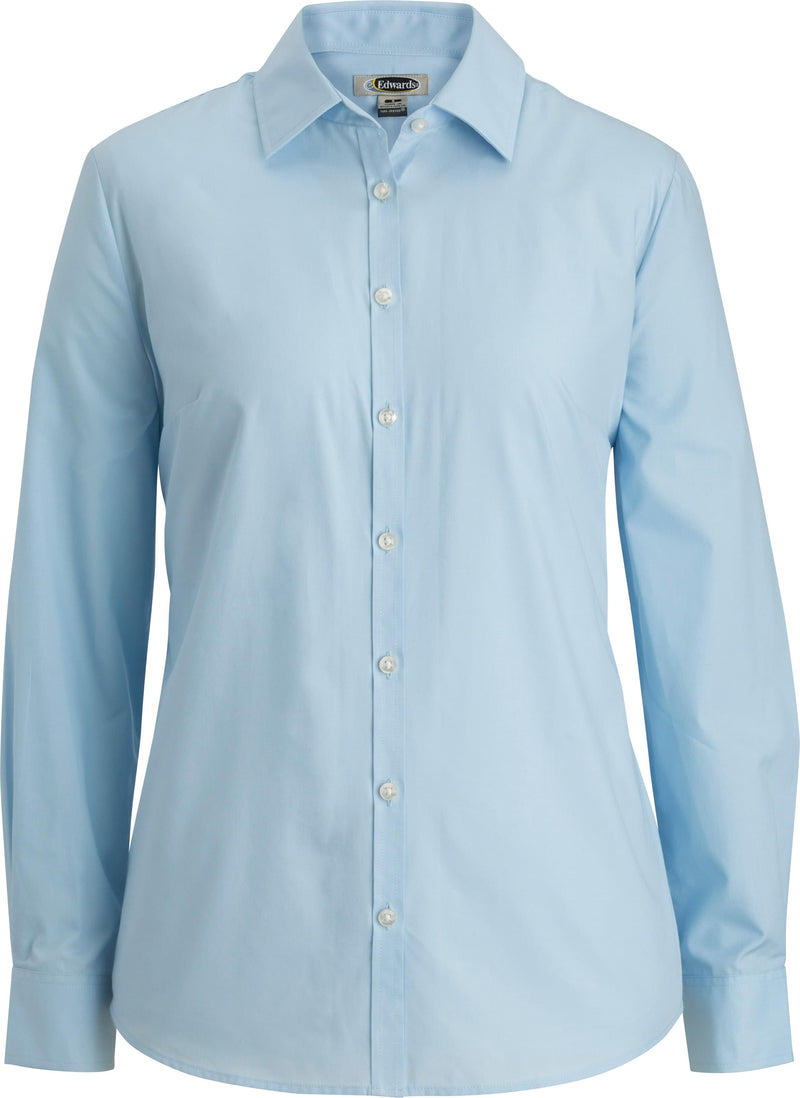 EDWARDS ESSENTIAL BROADCLOTH LONG SLEEVE LADIES SHIRT