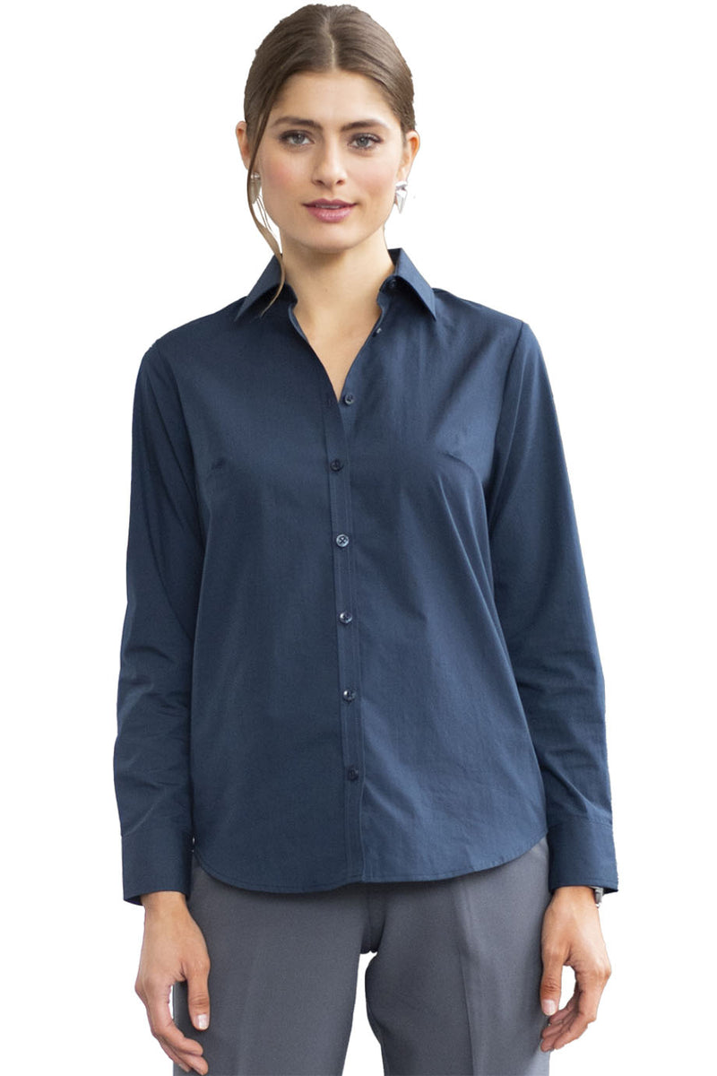 EDWARDS ESSENTIAL BROADCLOTH LONG SLEEVE LADIES SHIRT