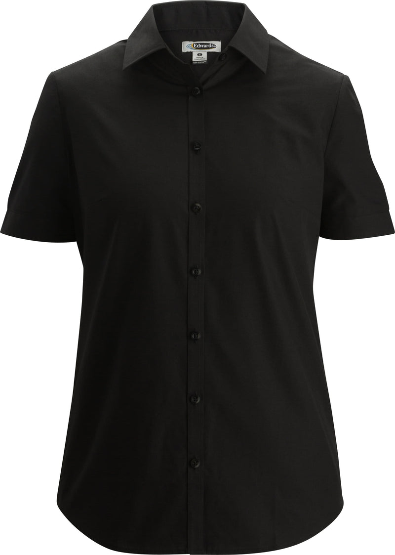 EDWARDS ESSENTIAL BROADCLOTH SHORT SLEEVE LADIES SHIRT