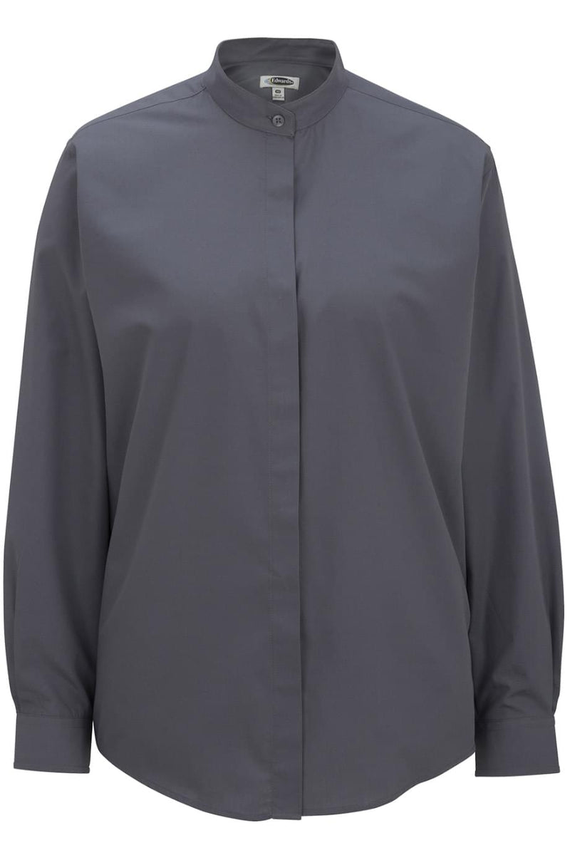EDWARDS BANDED COLLAR LADIES SHIRT
