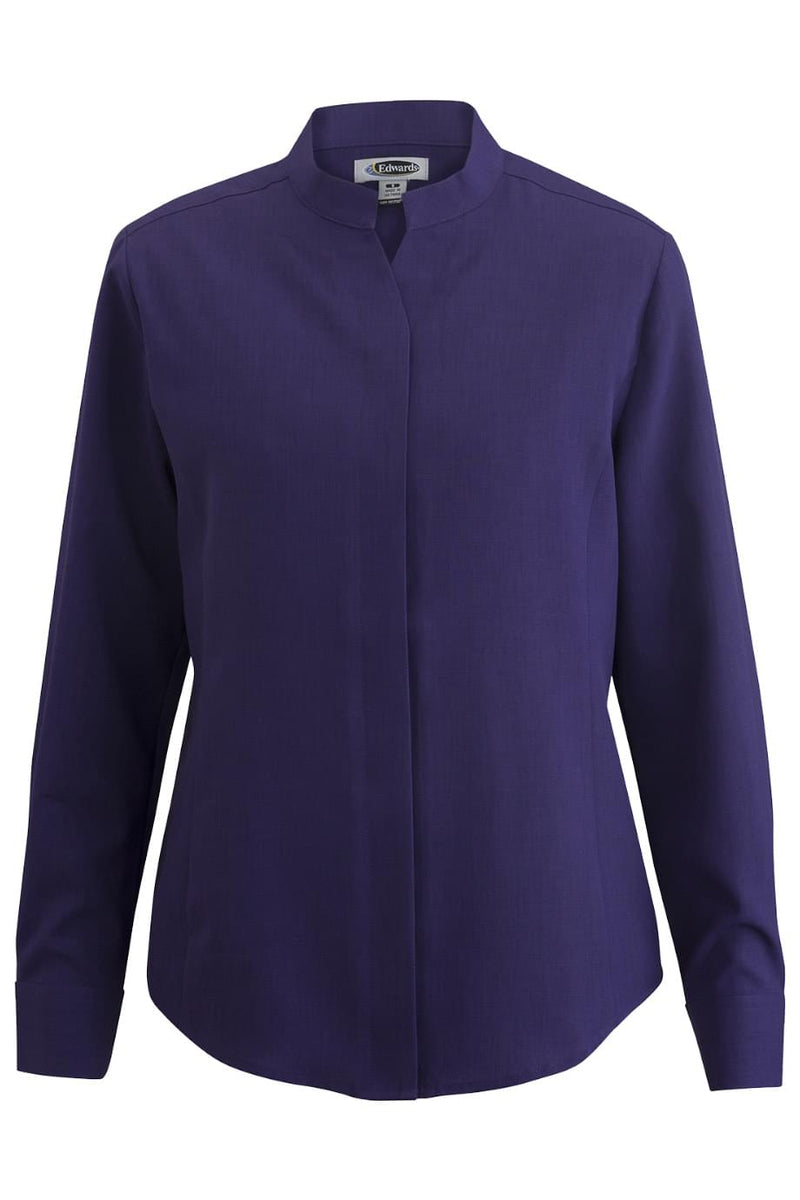 EDWARDS LADIES STAND-UP COLLAR SHIRT