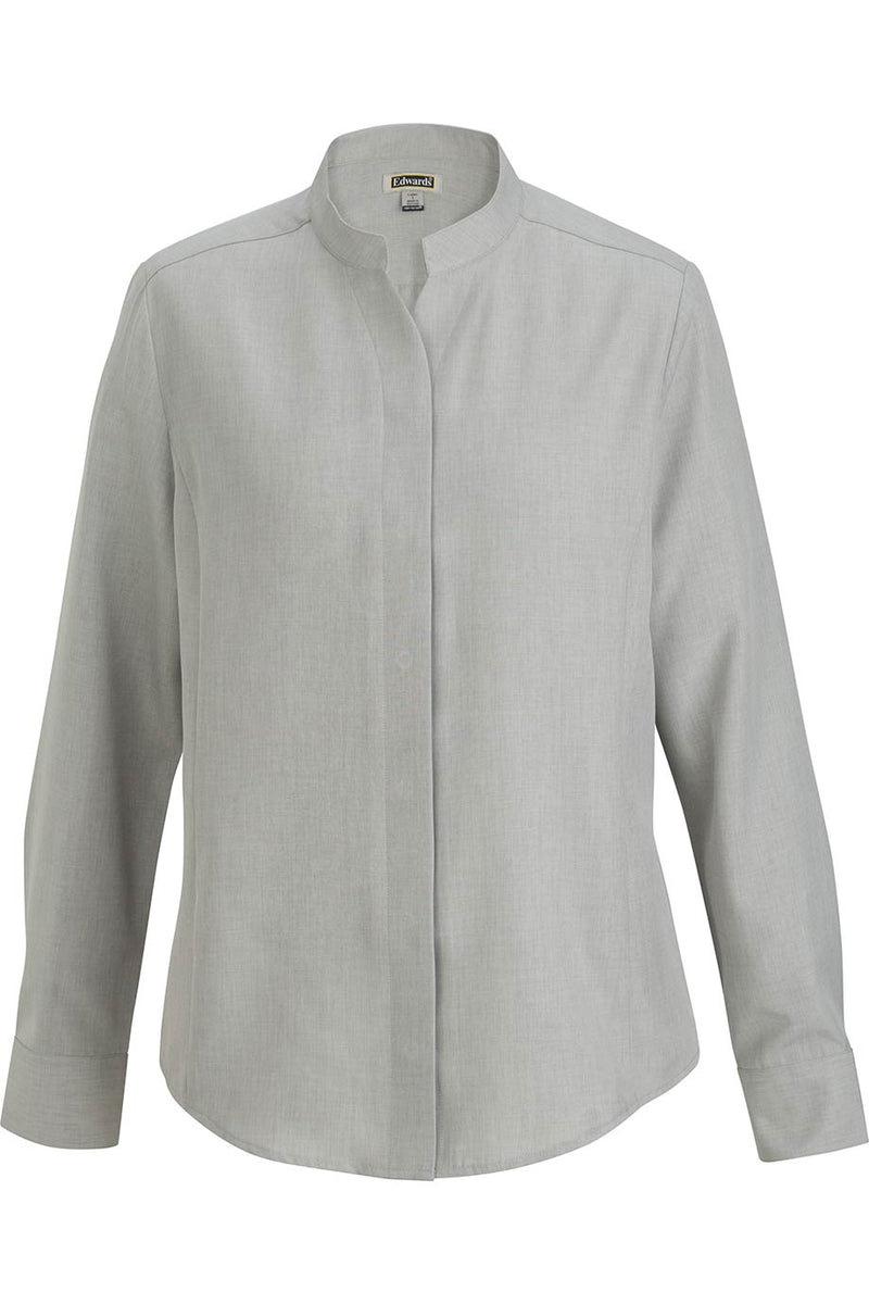 EDWARDS LADIES STAND-UP COLLAR SHIRT