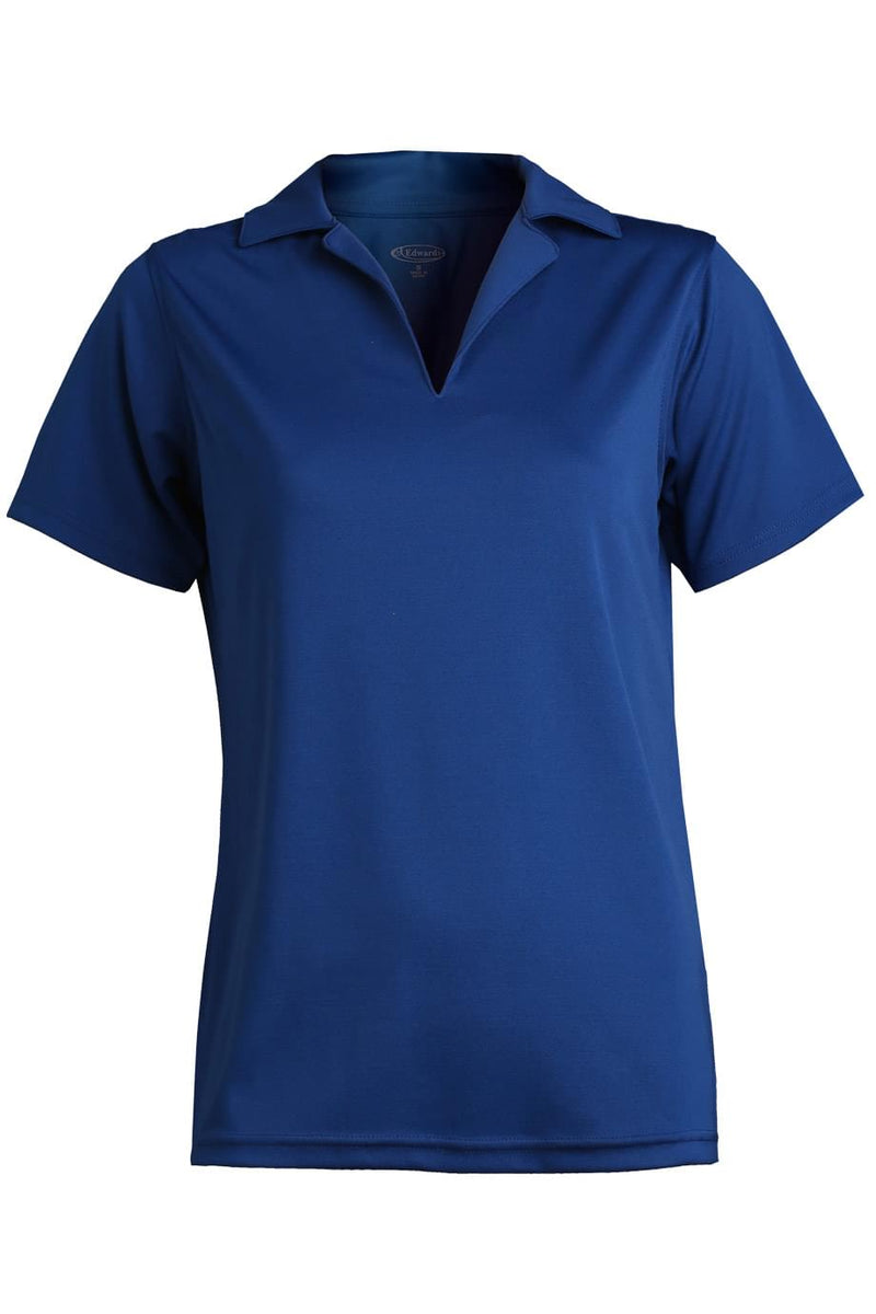 EDWARDS LADIES PERFORMANCE FLAT-KNIT SHORT SLEEVE POLO