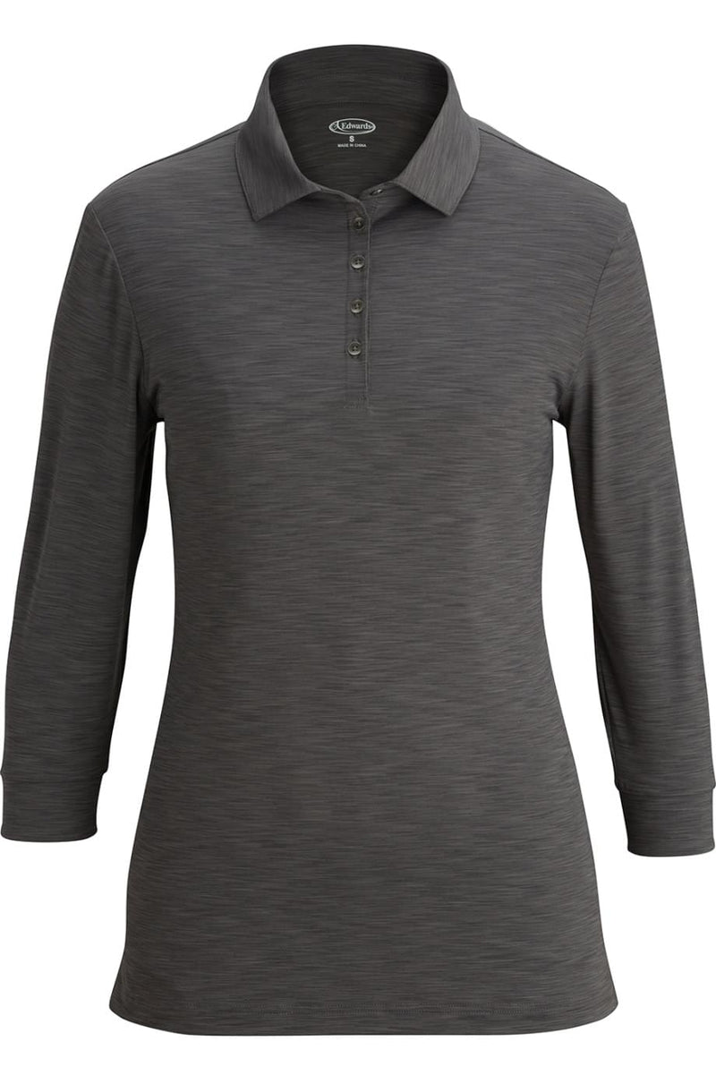 EDWARDS OPTICAL HEATHER MENS POLO