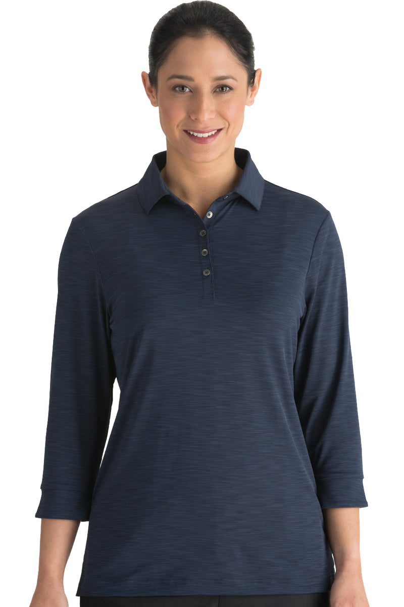 EDWARDS OPTICAL HEATHER MENS POLO
