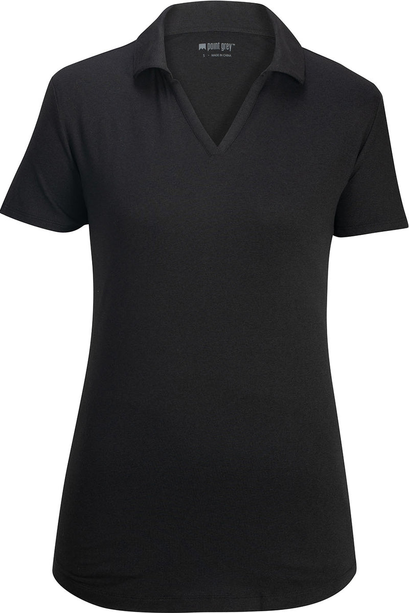 EDWARDS POINT GREY LADIES POLO