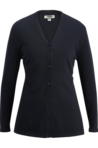 EDWARDS TRI BLEND LADIES SHIRTTAIL CARDIGAN