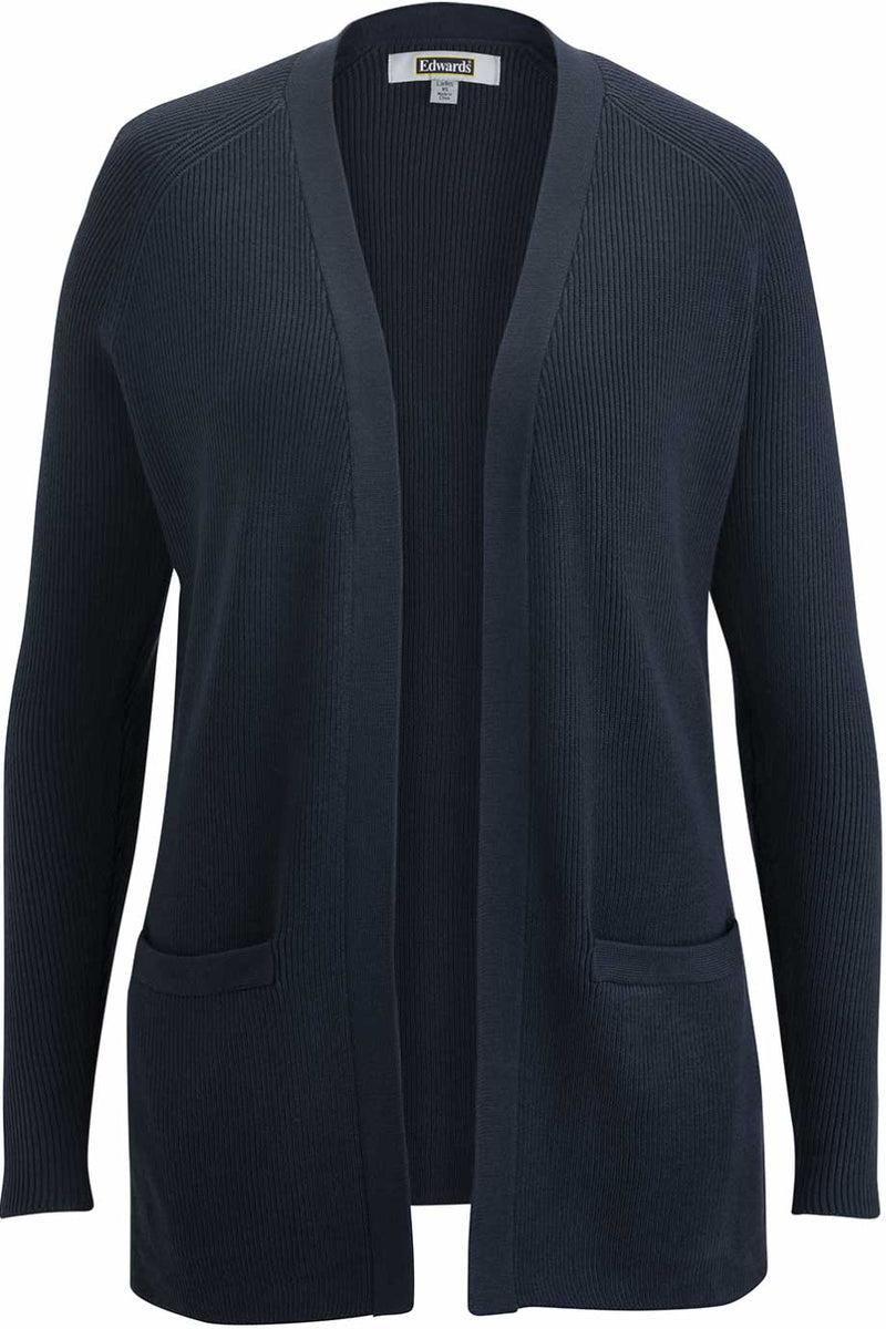 EDWARDS ACRYLIC BLEND LADIES OPEN CARDIGAN