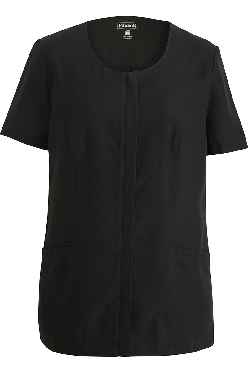 EDWARDS ESSENTIAL LADIES ZIP FRONT TUNIC