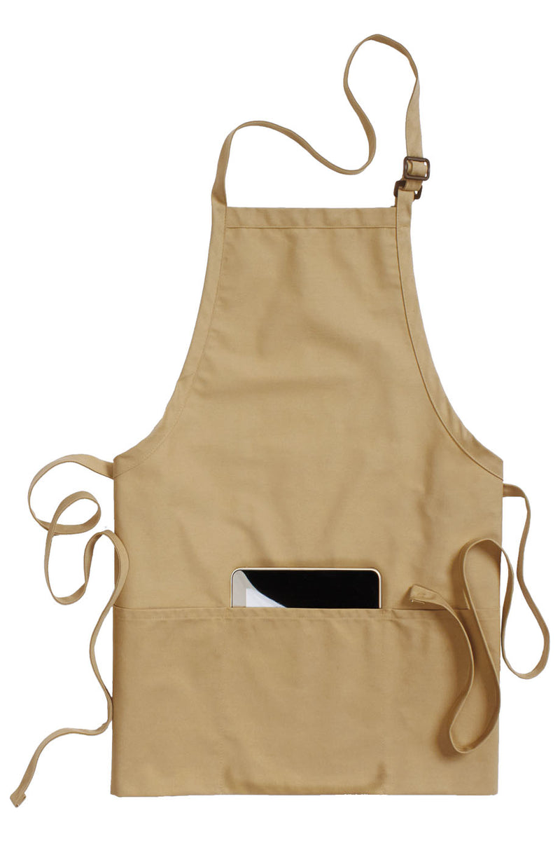 EDWARDS 3-POCKET BIB APRON