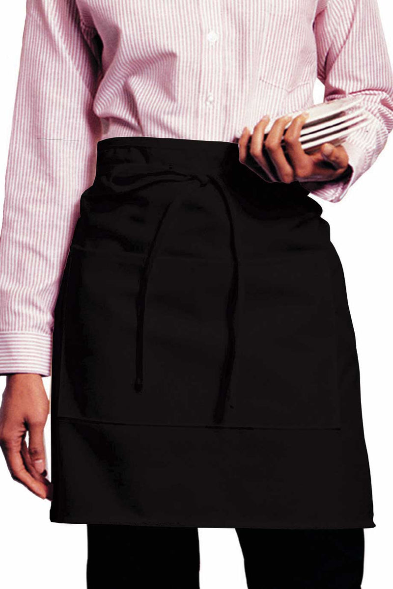 EDWARDS 2-POCKET HALF BISTRO APRON