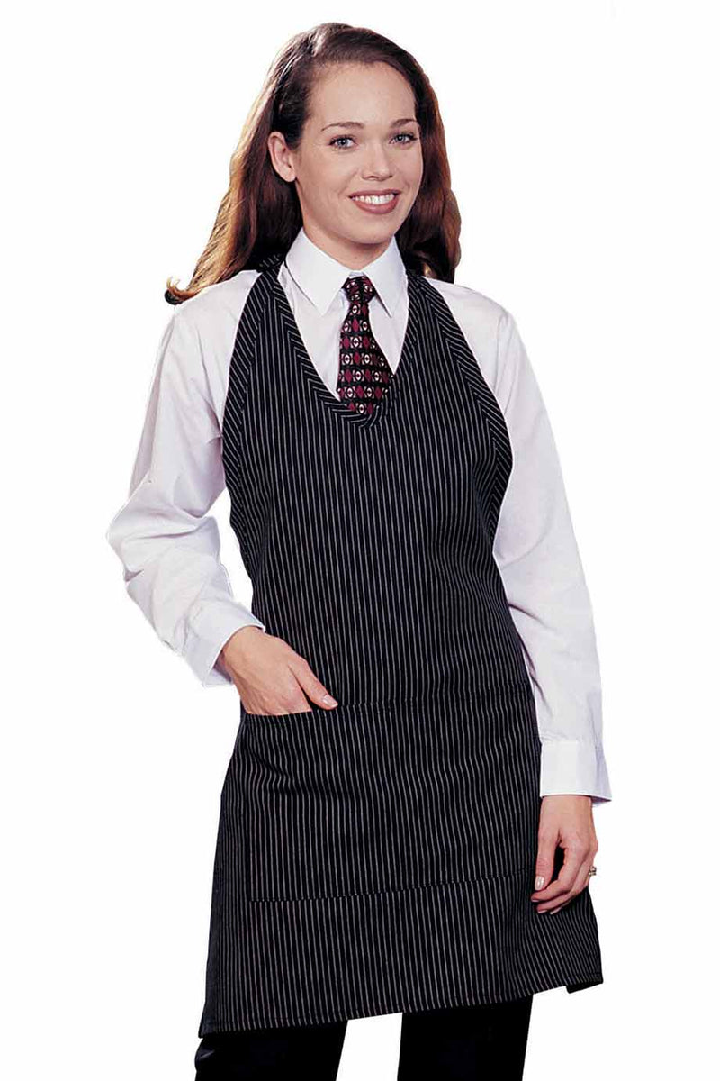 EDWARDS 2-POCKET V-NECK BIB APRON