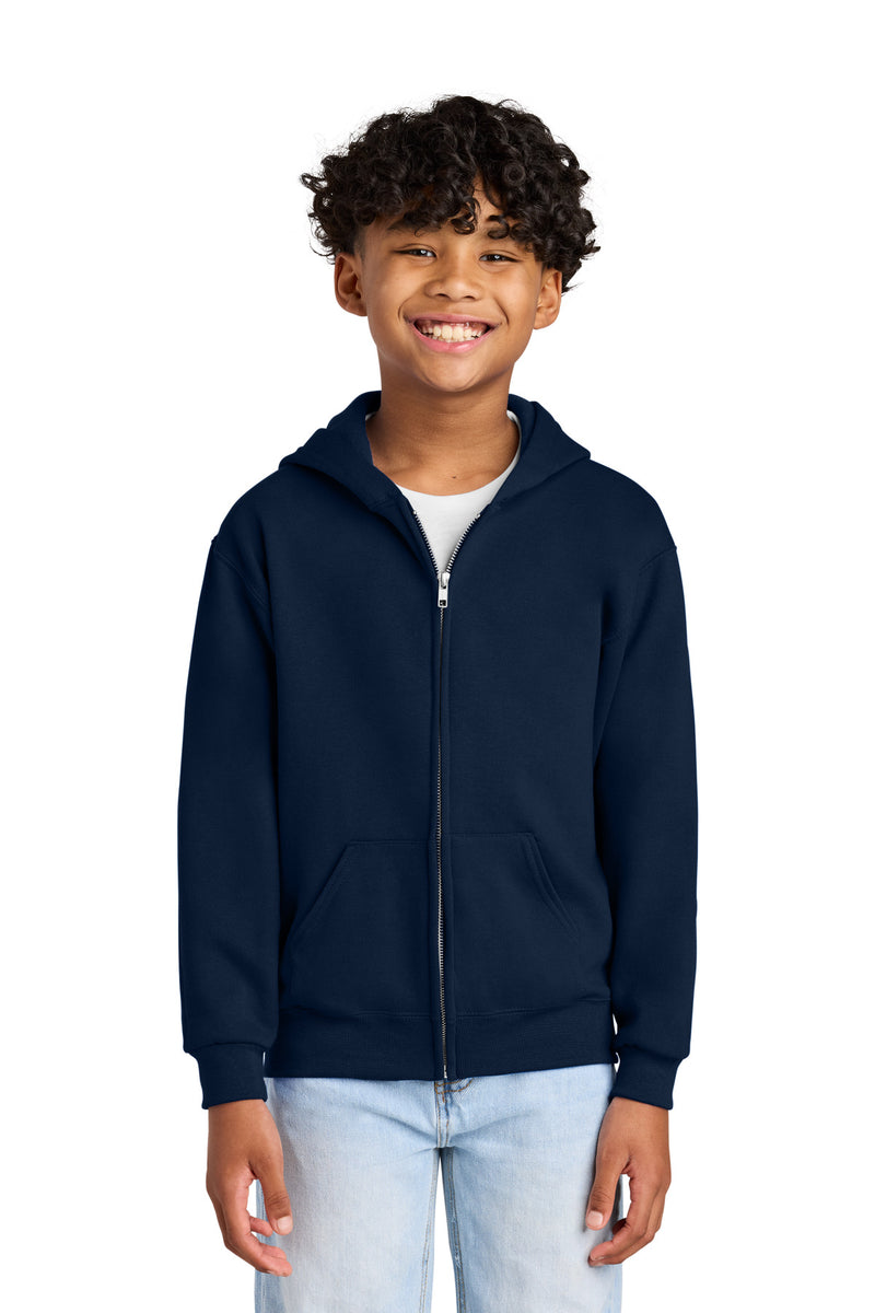 Jerzees ®  - Youth NuBlend ®  Full-Zip Hooded Sweatshirt.  993B