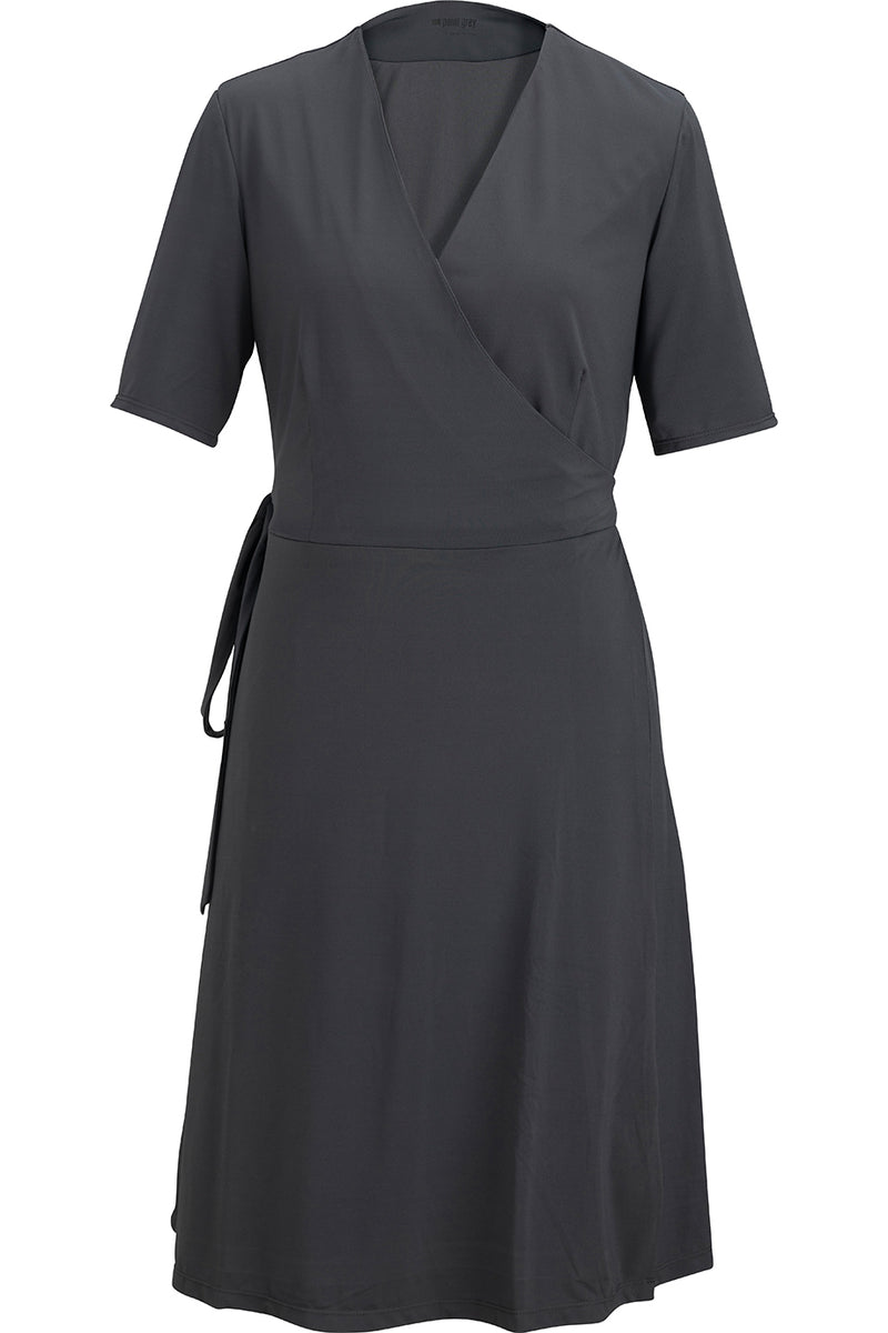 EDWARDS POINT GREY LADIES WRAP DRESS