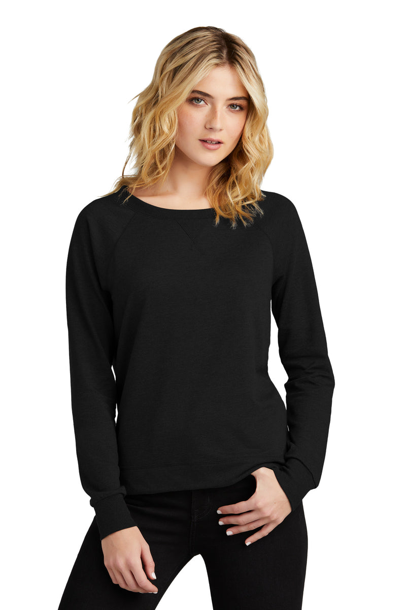 District ®  Women's Featherweight French Terry ™  Long Sleeve Crewneck DT672