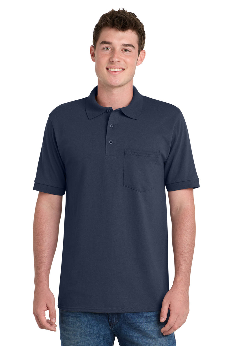 Port & Co ™  Core Blend Jersey Knit Pocket Polo. KP55P