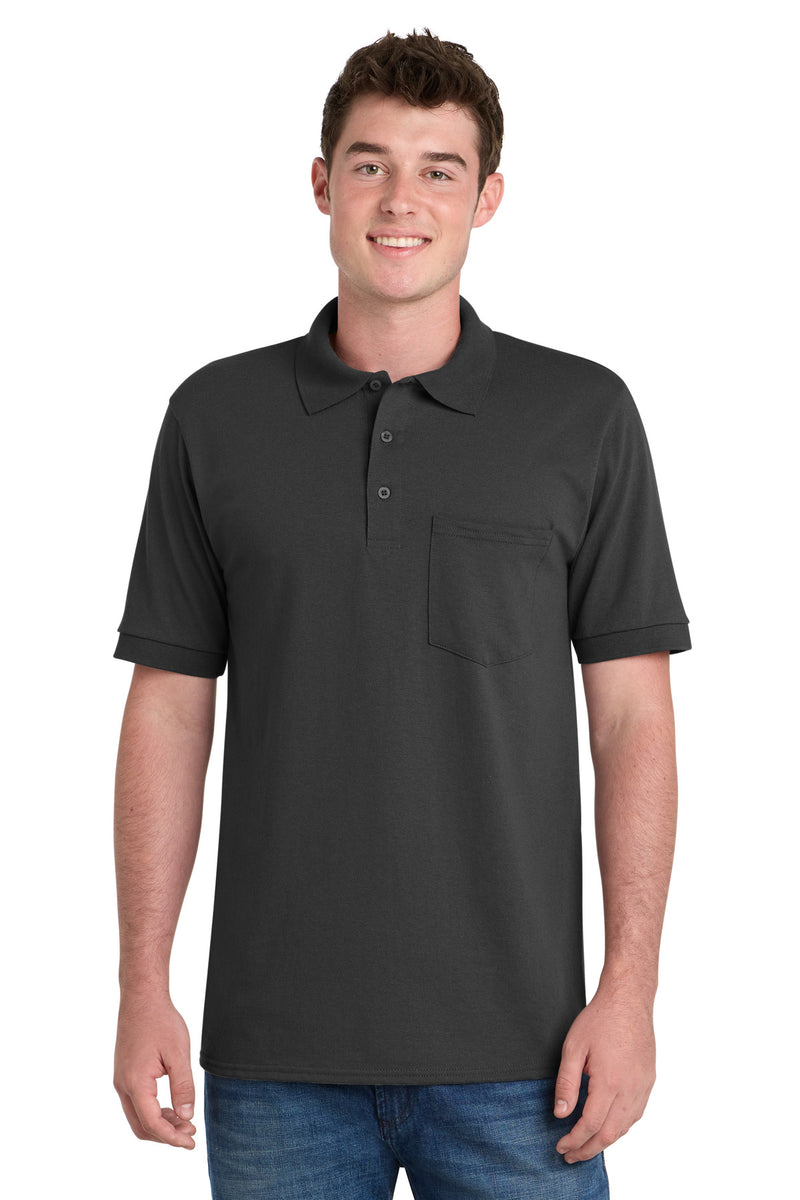 Port & Co ™  Core Blend Jersey Knit Pocket Polo. KP55P