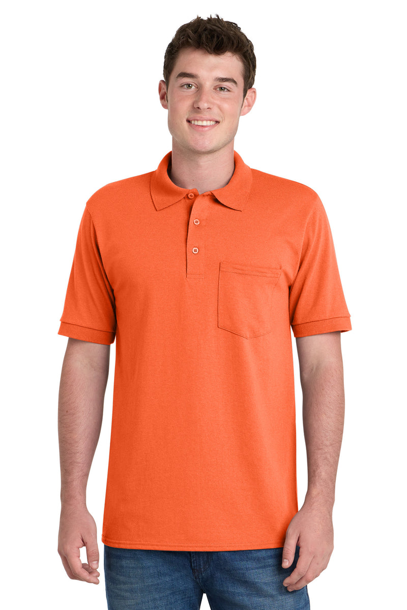Port & Co ™  Core Blend Jersey Knit Pocket Polo. KP55P