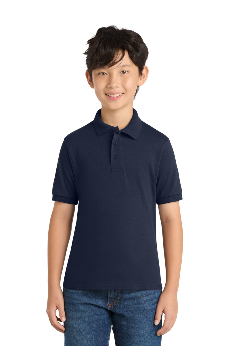 Port & Co ™  Youth Core Blend Jersey Knit Polo. KP55Y