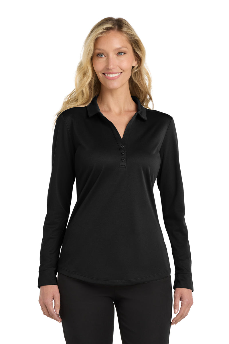 Port Authority  ®  Women's Silk Touch  ™   Performance Long Sleeve Polo. L540LS