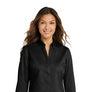 LW102 - Port Authority® Women's 3/4-Sleeve Carefree Poplin Shirt