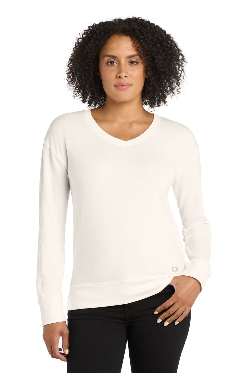 OGIO ®  Women's Luuma Flex Long Sleeve V-Neck LOG825