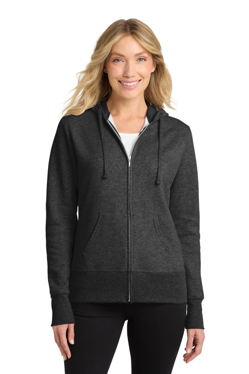 Port & Co ™  Women's Core Fleece Full-Zip Hooded Sweatshirt. LPC78ZH