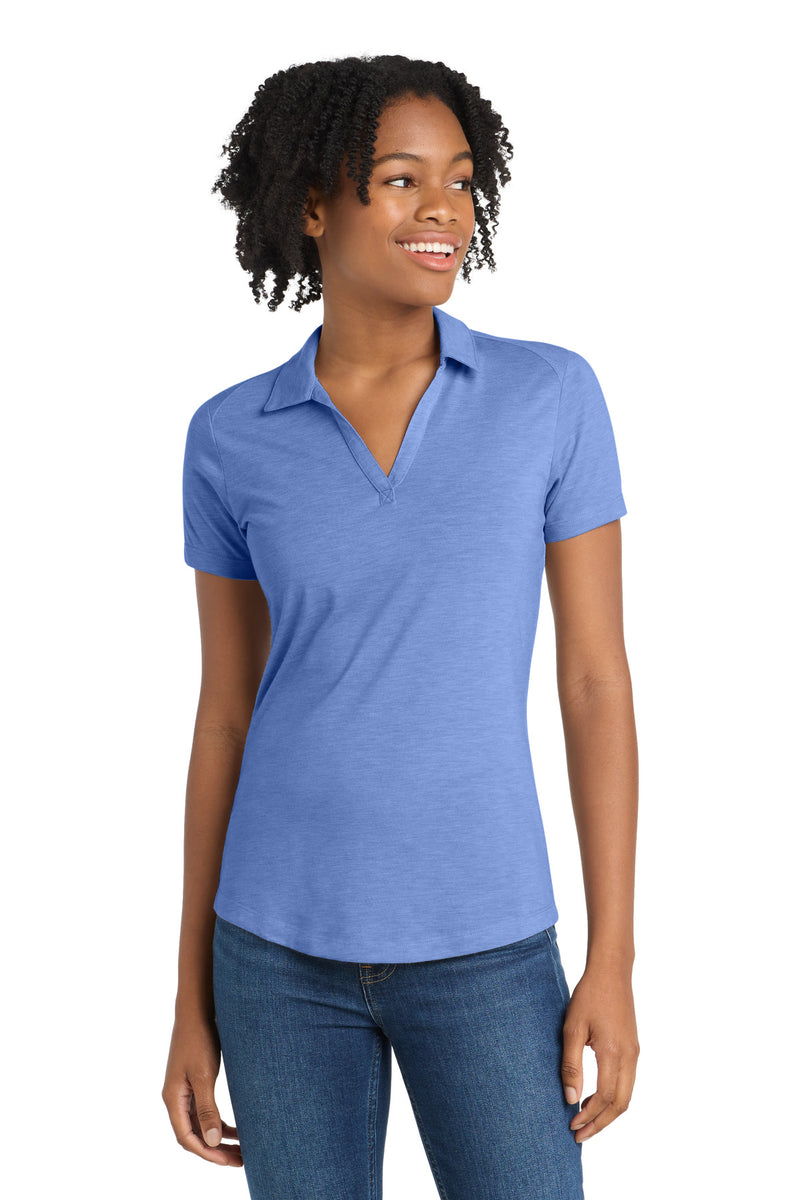 Sport-Tek  ®  Women's PosiCharge  ®  Tri-Blend Wicking Polo. LST405