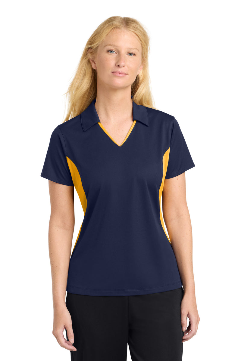 Sport-Tek ®  Women's Side Blocked Micropique Sport-Wick ®  Polo. LST655