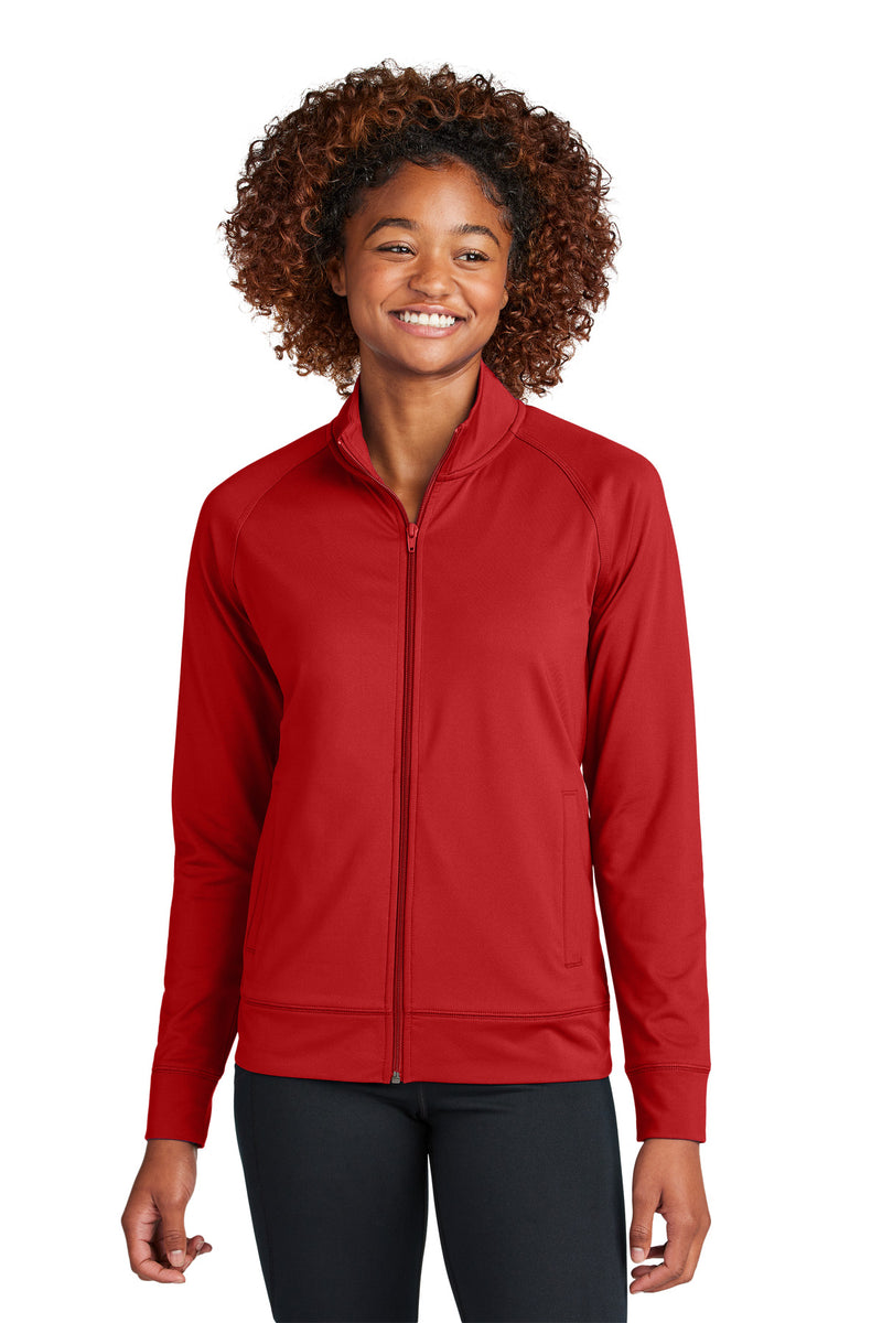 Sport-Tek ®  Women's Sport-Wick ®  Stretch Full-Zip Cadet Jacket LST857