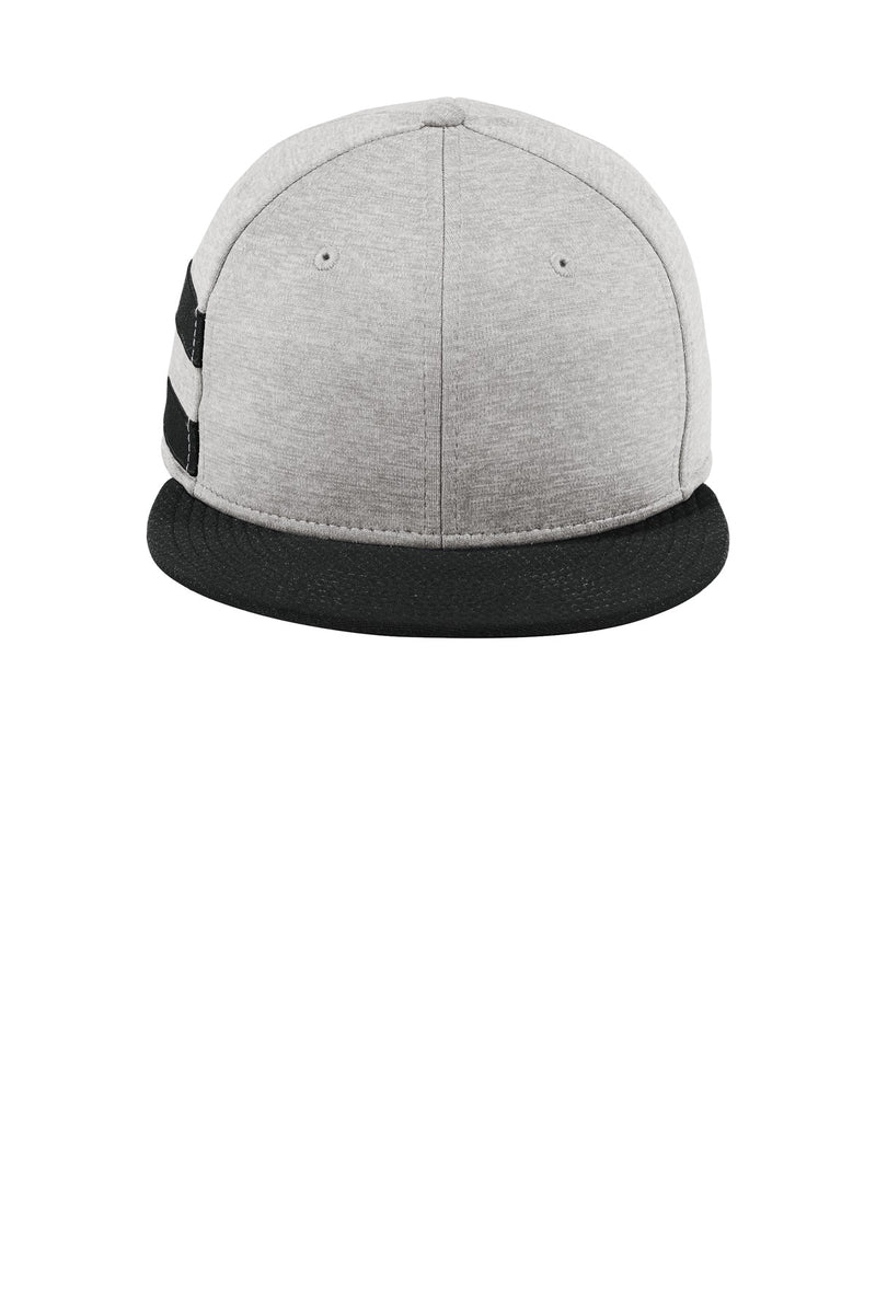 New Era  ®  Shadow Heather Striped Flat Bill Snapback Cap NE408