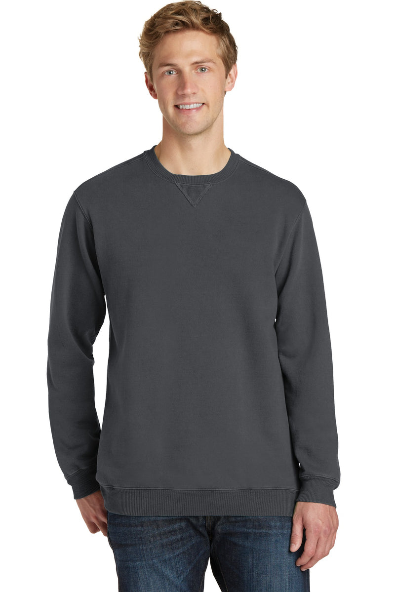 Port & Co ™  Beach Wash ®  Garment-Dyed Crewneck Sweatshirt PC098