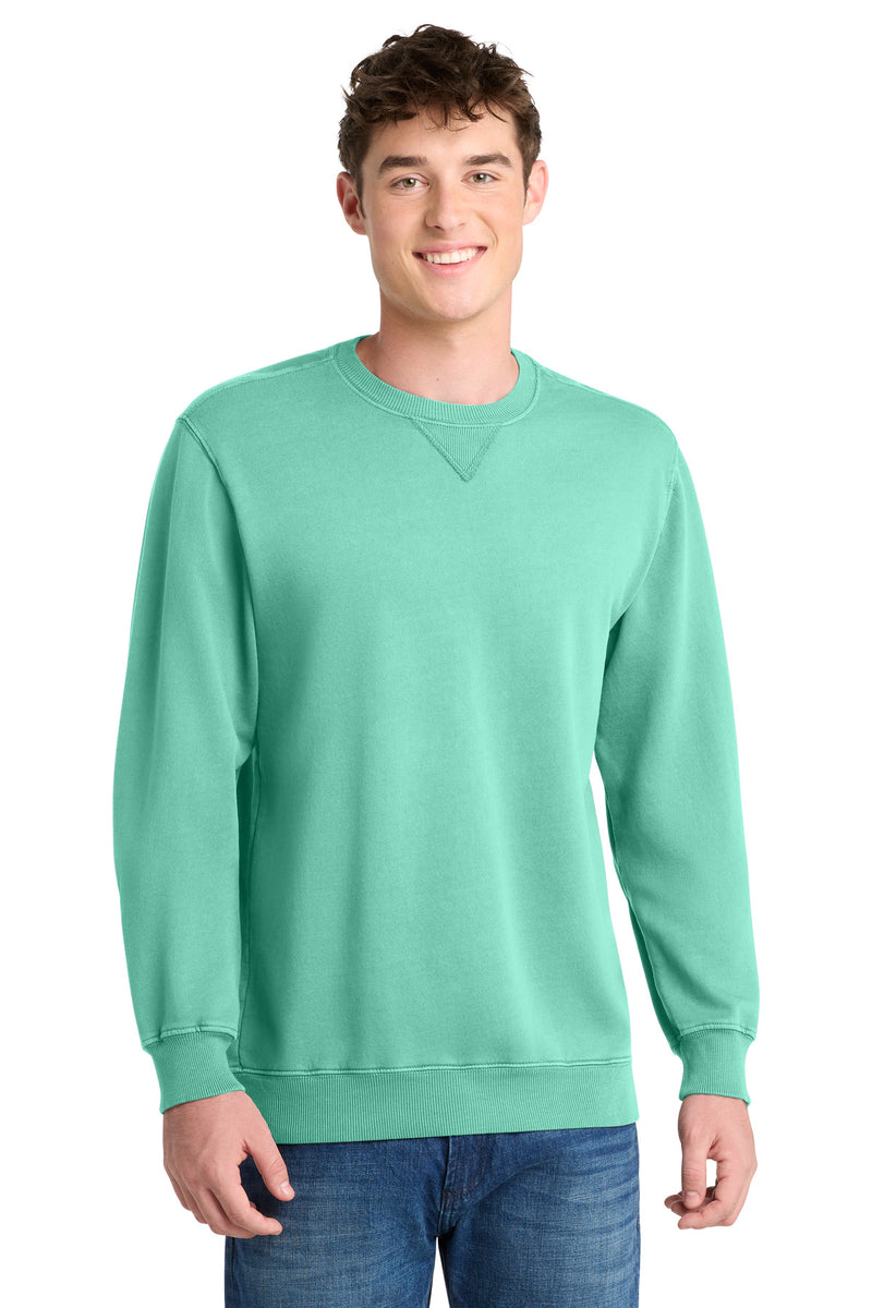 Port & Co ™  Beach Wash ®  Garment-Dyed Crewneck Sweatshirt PC098