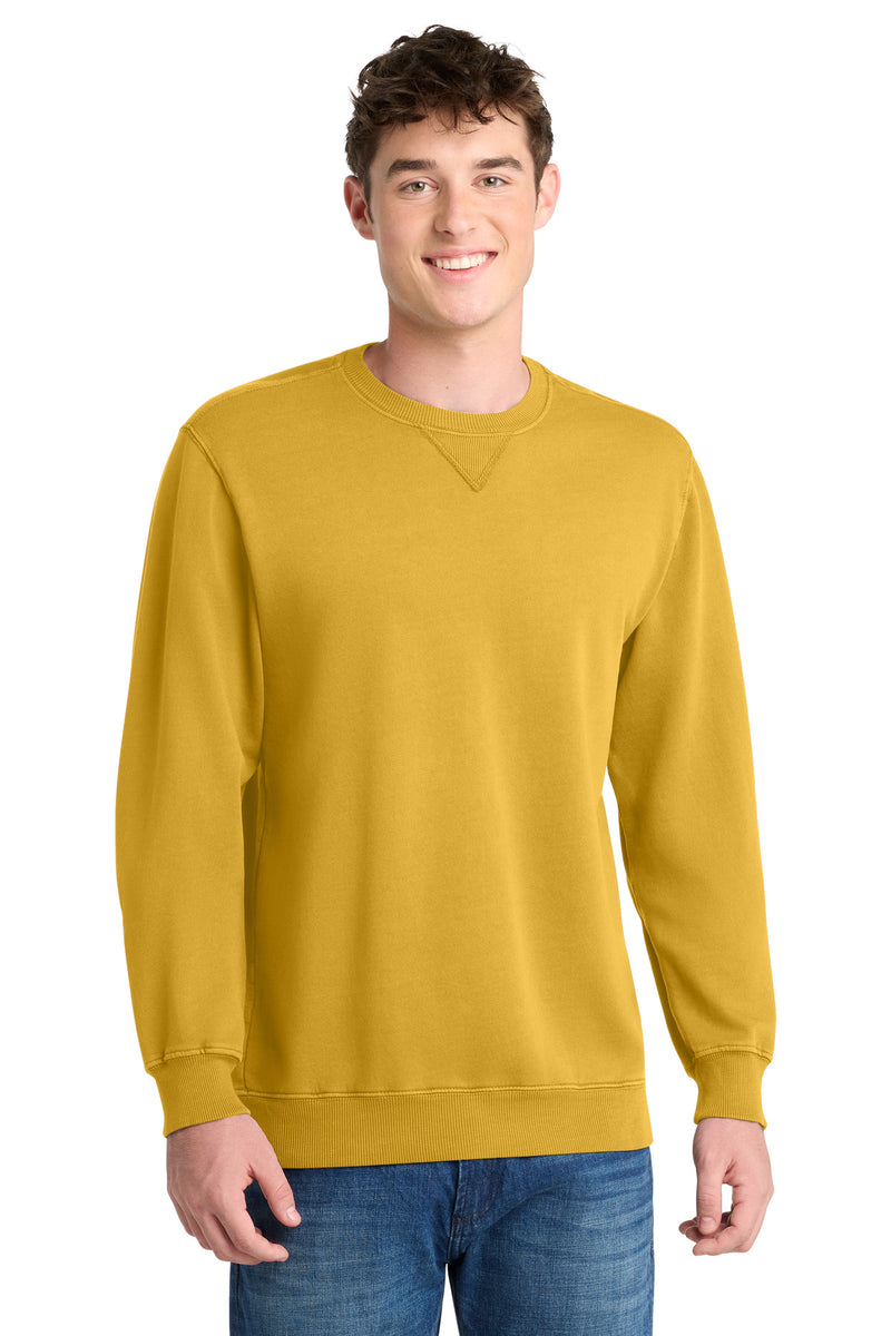 Port & Co ™  Beach Wash ®  Garment-Dyed Crewneck Sweatshirt PC098
