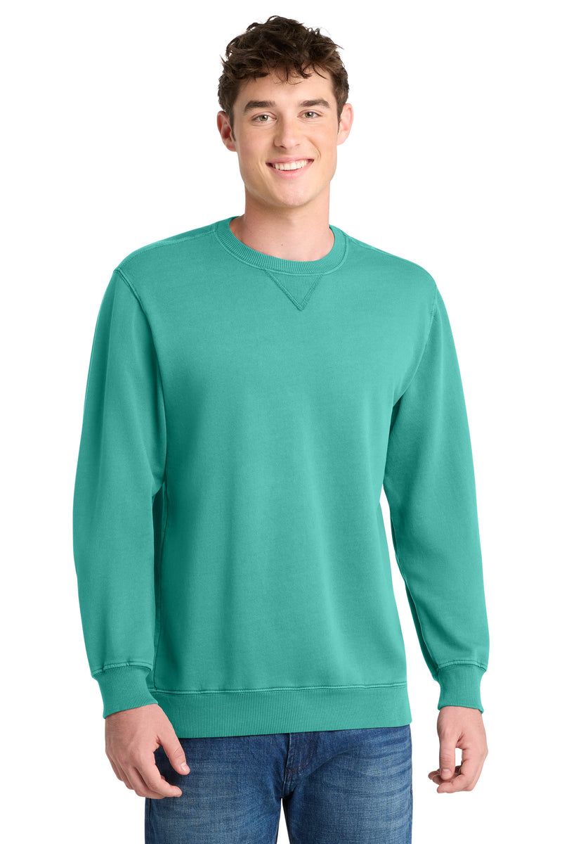 Port & Co ™  Beach Wash ®  Garment-Dyed Crewneck Sweatshirt PC098