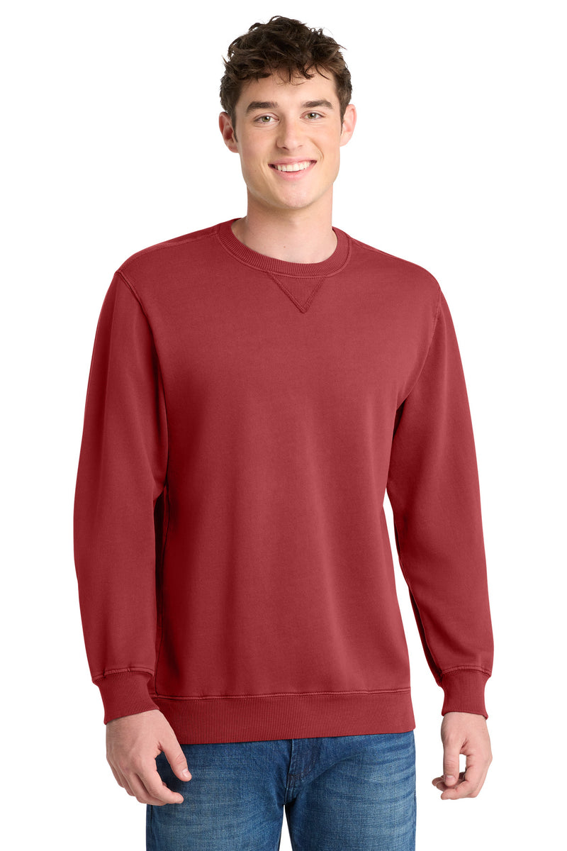 Port & Co ™  Beach Wash ®  Garment-Dyed Crewneck Sweatshirt PC098