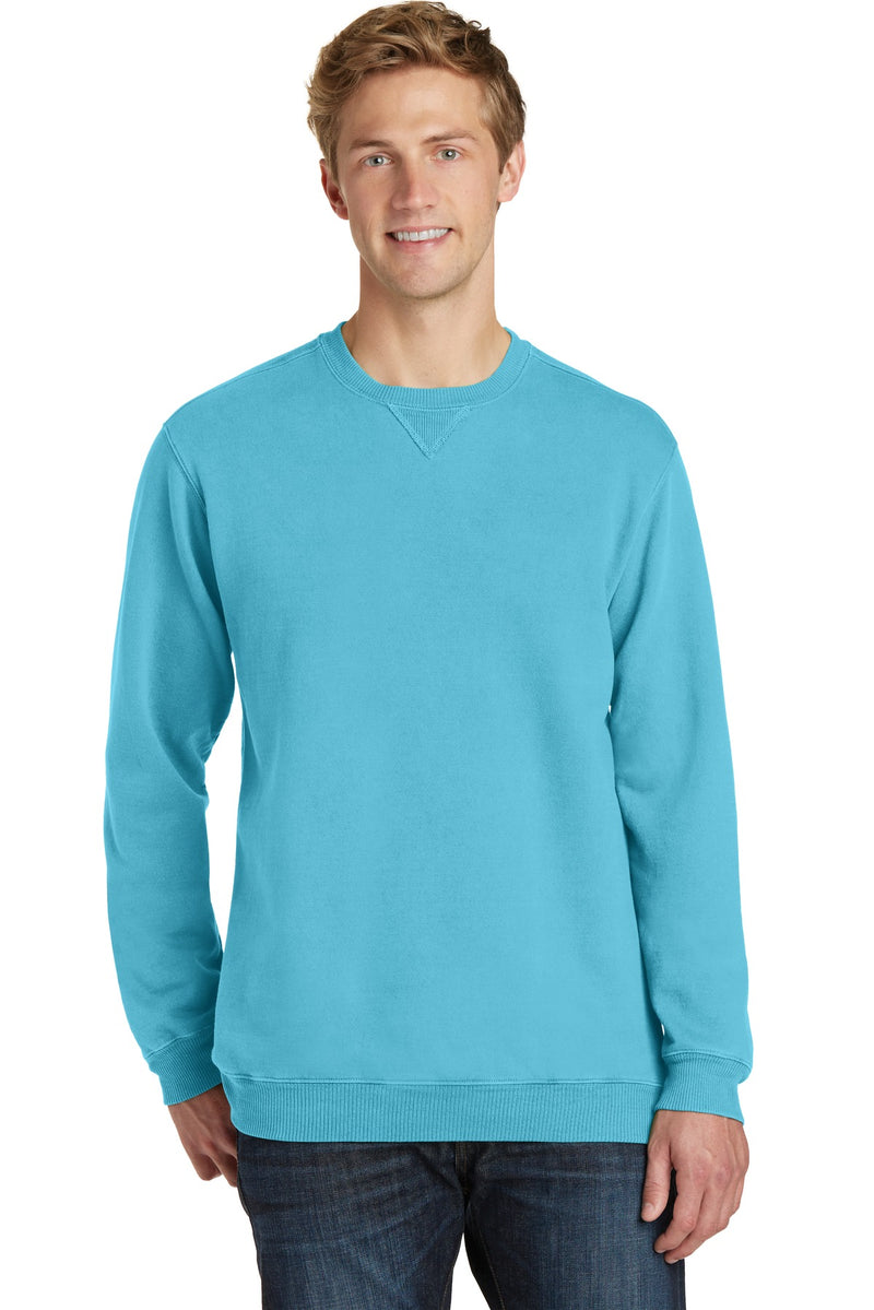 Port & Co ™  Beach Wash ®  Garment-Dyed Crewneck Sweatshirt PC098