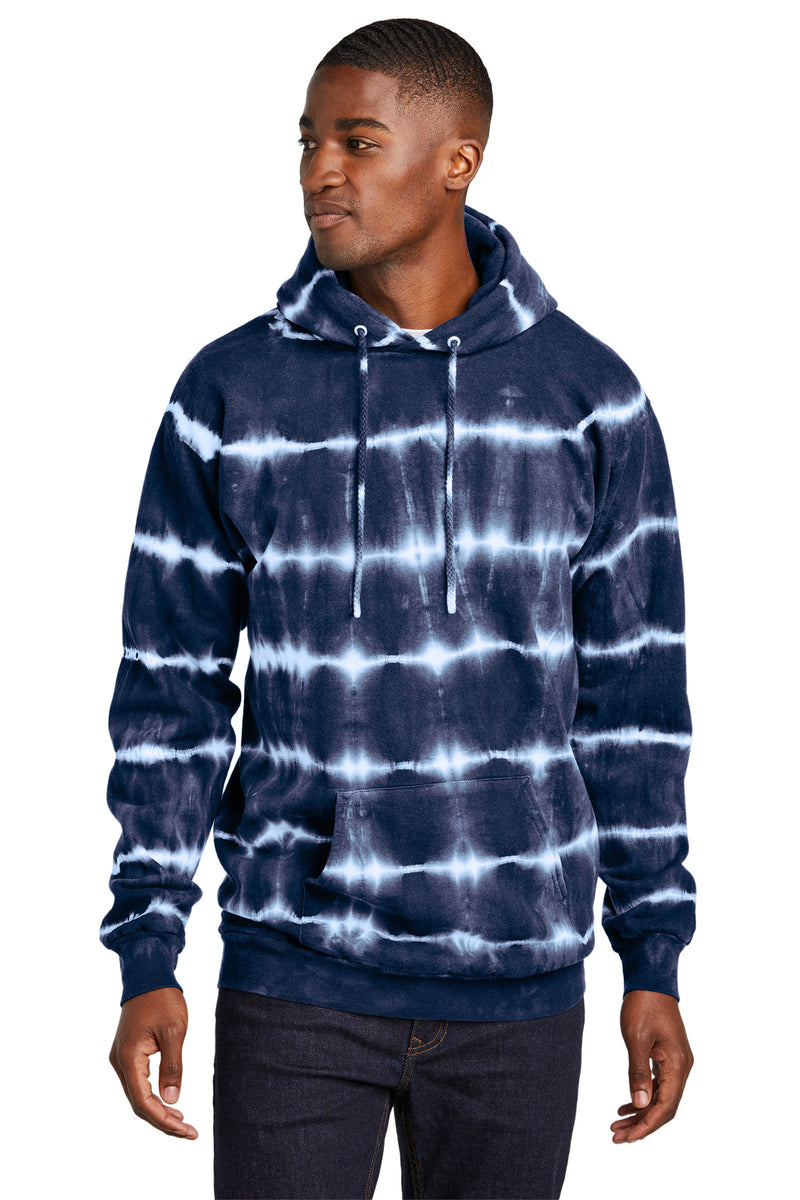 Port & Co ™  Allover Stripe Tie-Dye Fleece PC143